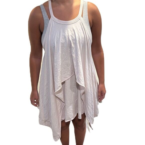 Free People FP Beach Halter Top Skater Skirt All In One Dress Boho Pink Medium - Picture 10 of 16